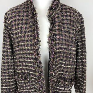 Chico’s Chico Jacker colorful size 2